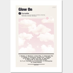 GLOW ON ✅ Turnstile tracklist & poster Posters and Art